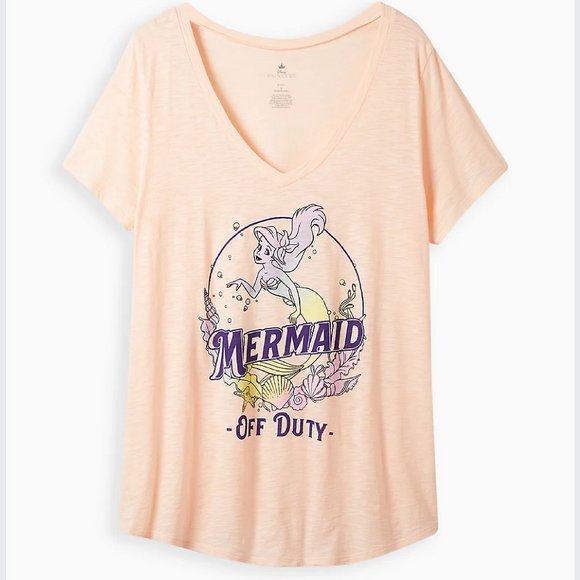 Torrid Off Duty Sleep Top - Disney The Little Mermaid - Picture 2 of 5